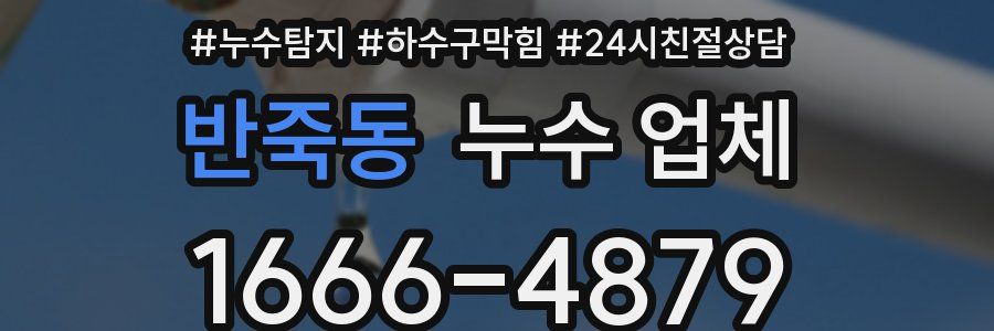 반죽동 누수 업체