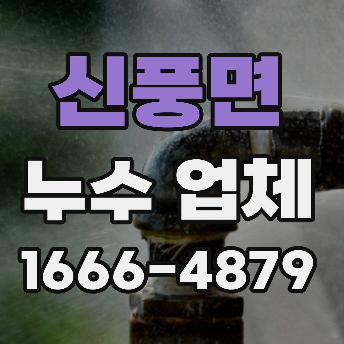 신풍면 누수 업체