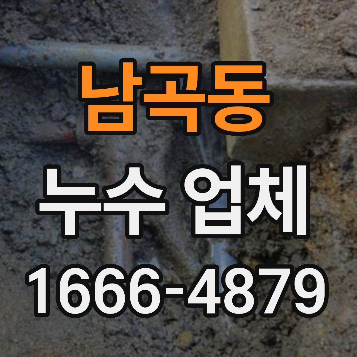 남곡동 누수 업체