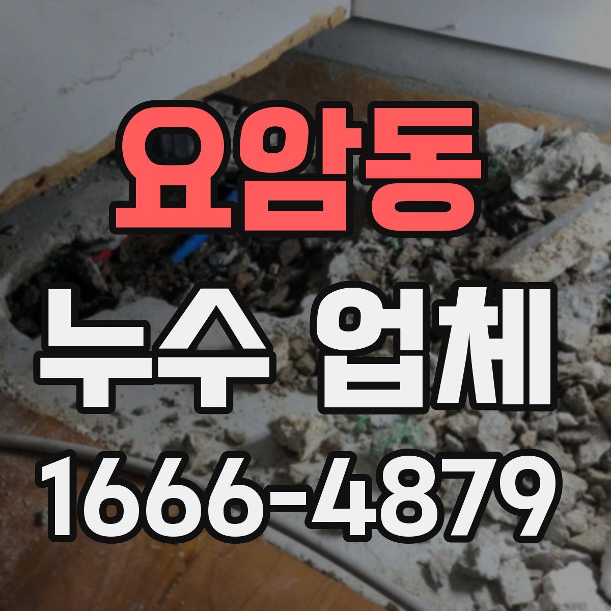 요암동 누수 업체