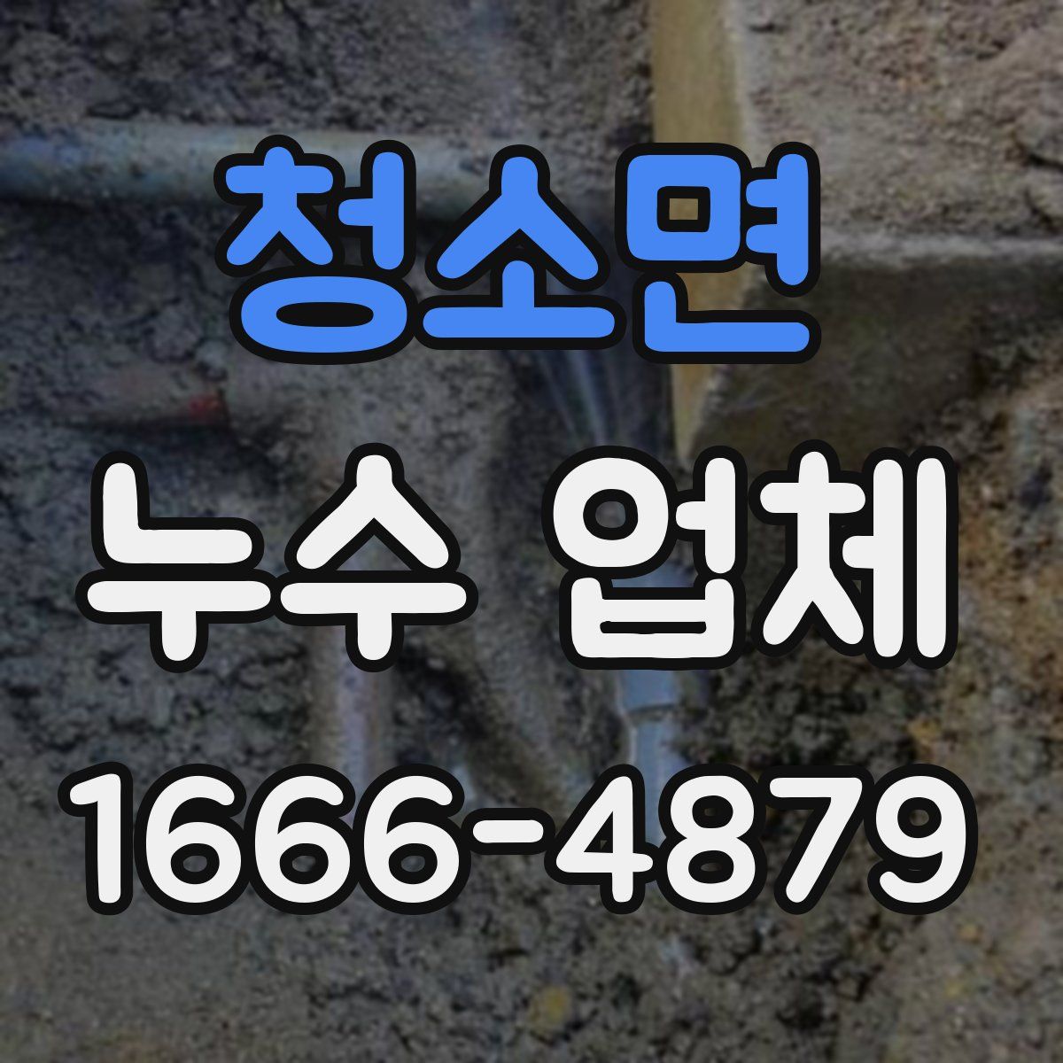 청소면 누수 업체