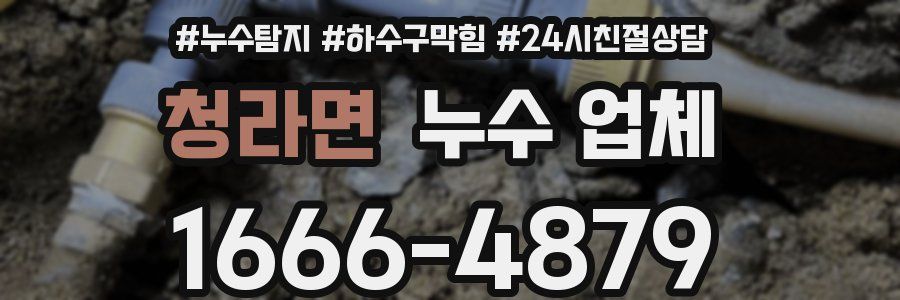 청라면 누수 업체