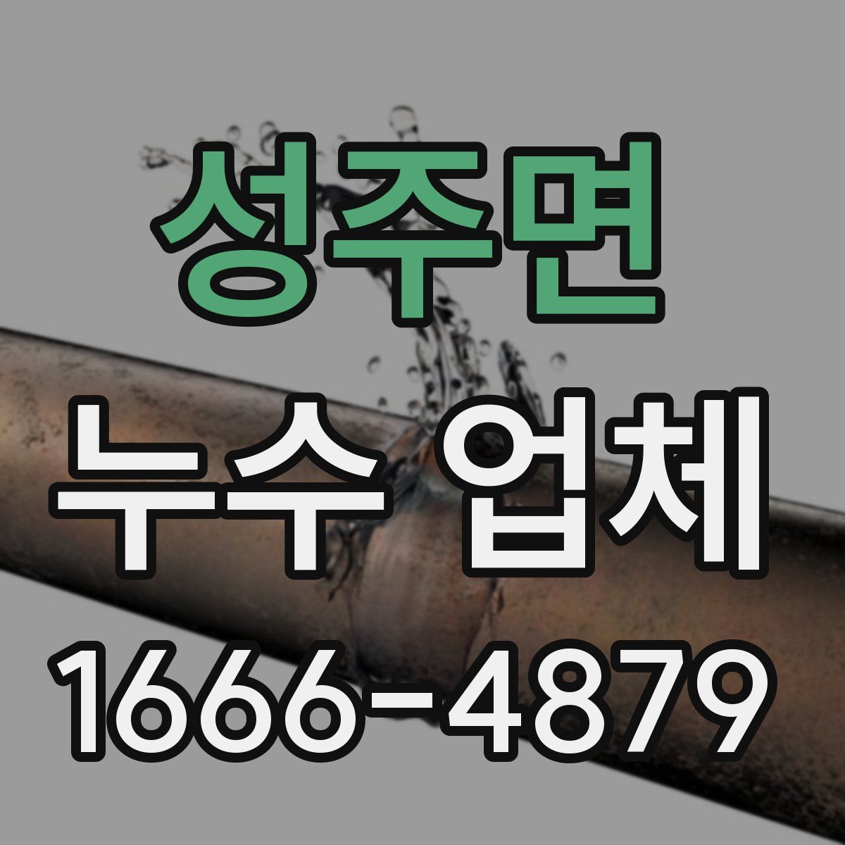 성주면 누수 업체