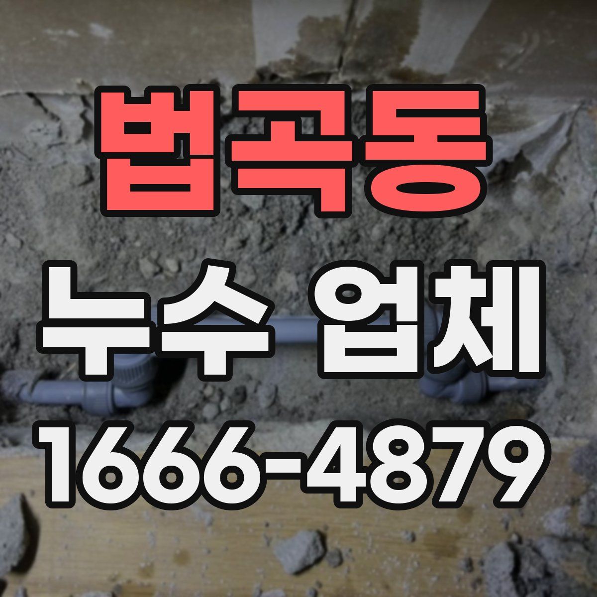 법곡동 누수 업체