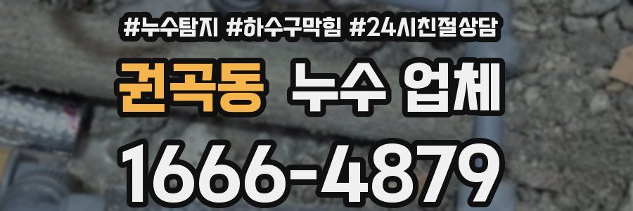 권곡동 누수 업체