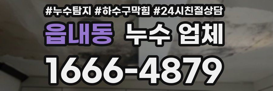 읍내동 누수 업체