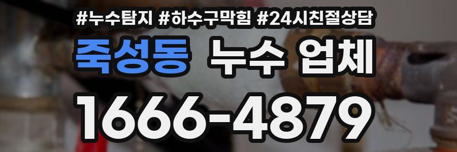 죽성동 누수 업체