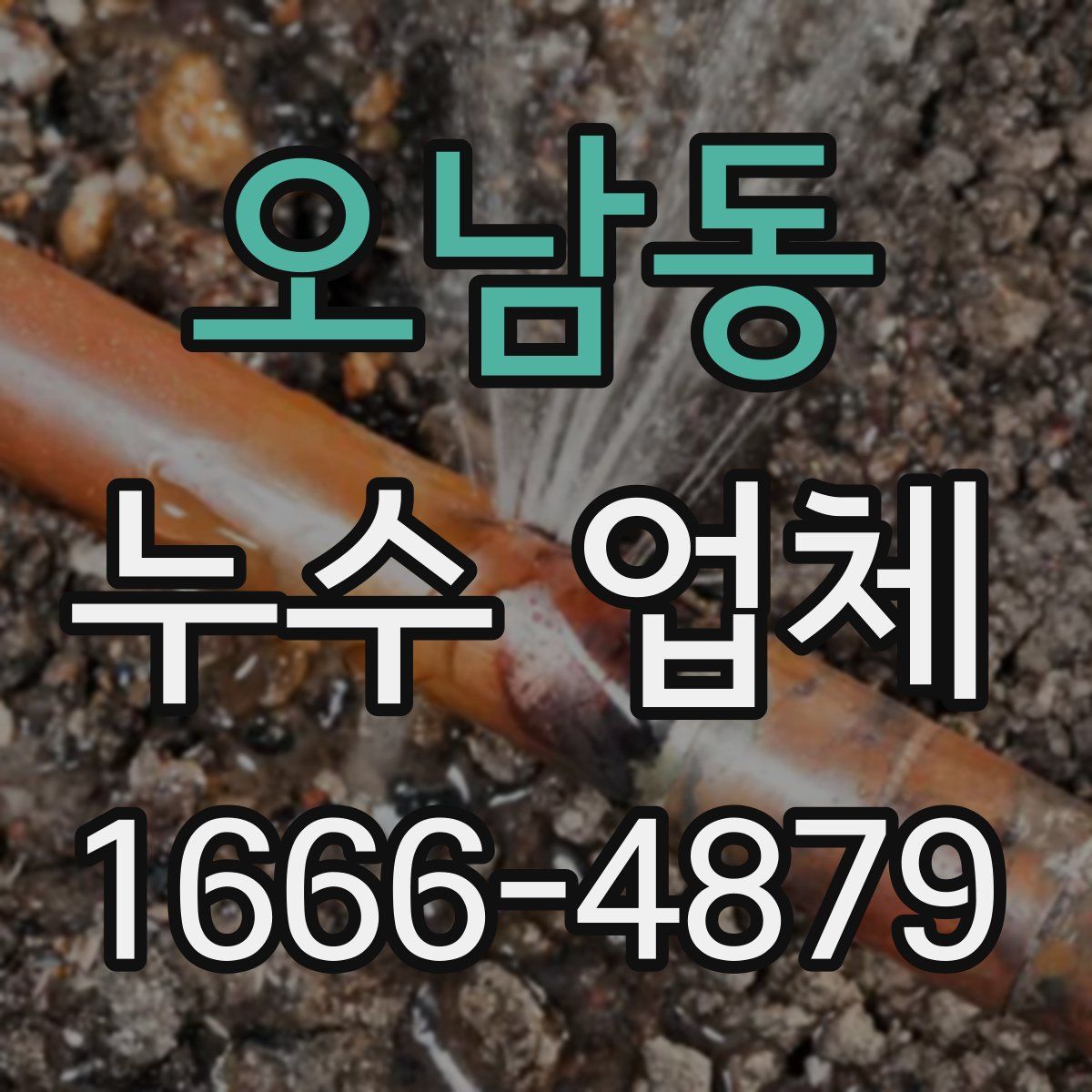 오남동 누수 업체