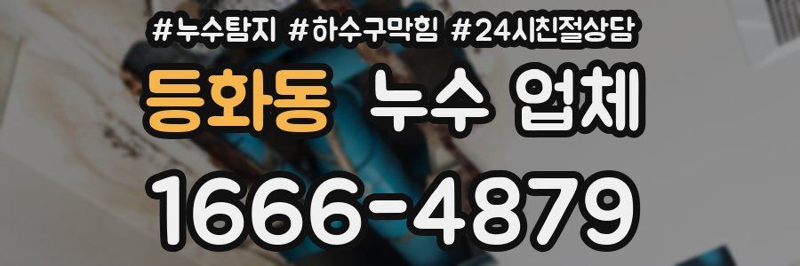 등화동 누수 업체