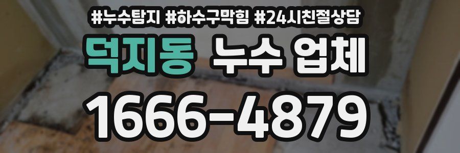 덕지동 누수 업체