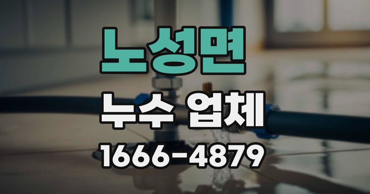 노성면 누수 업체