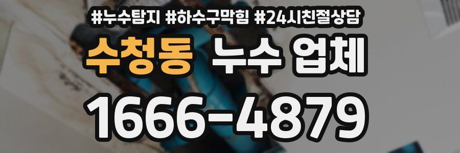 수청동 누수 업체