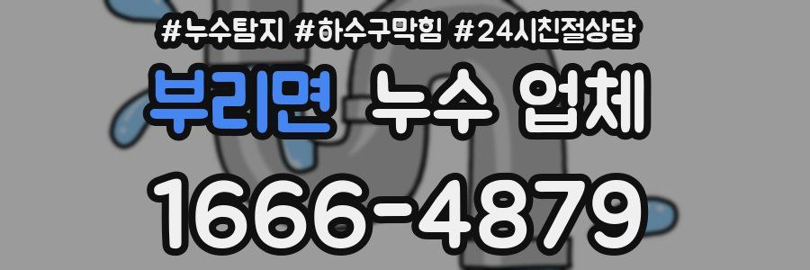 부리면 누수 업체