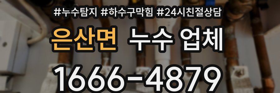 은산면 누수 업체