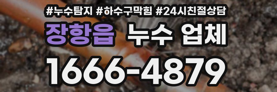 장항읍 누수 업체