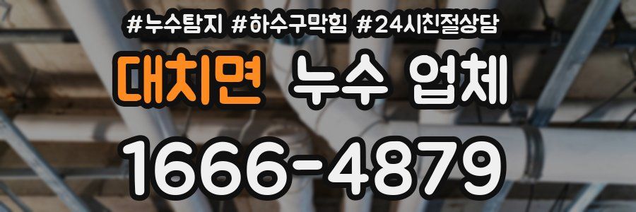 대치면 누수 업체