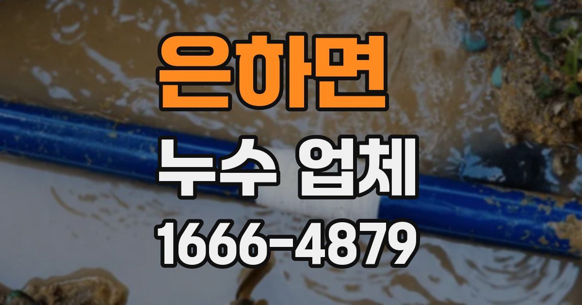 은하면 누수 업체