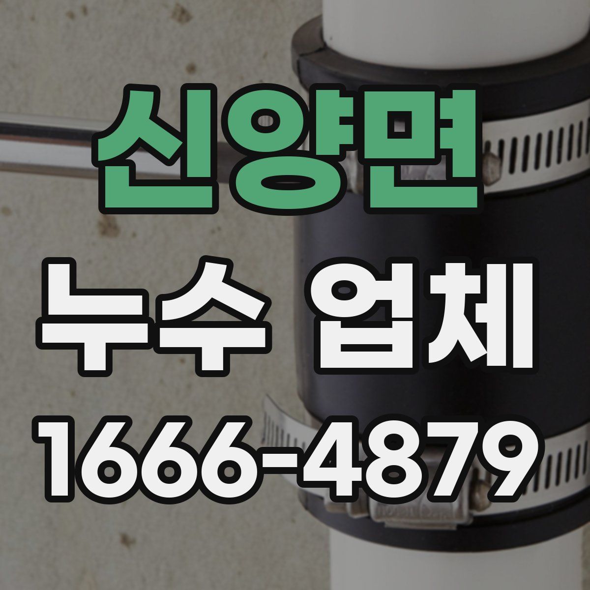 신양면 누수 업체