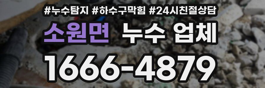 소원면 누수 업체