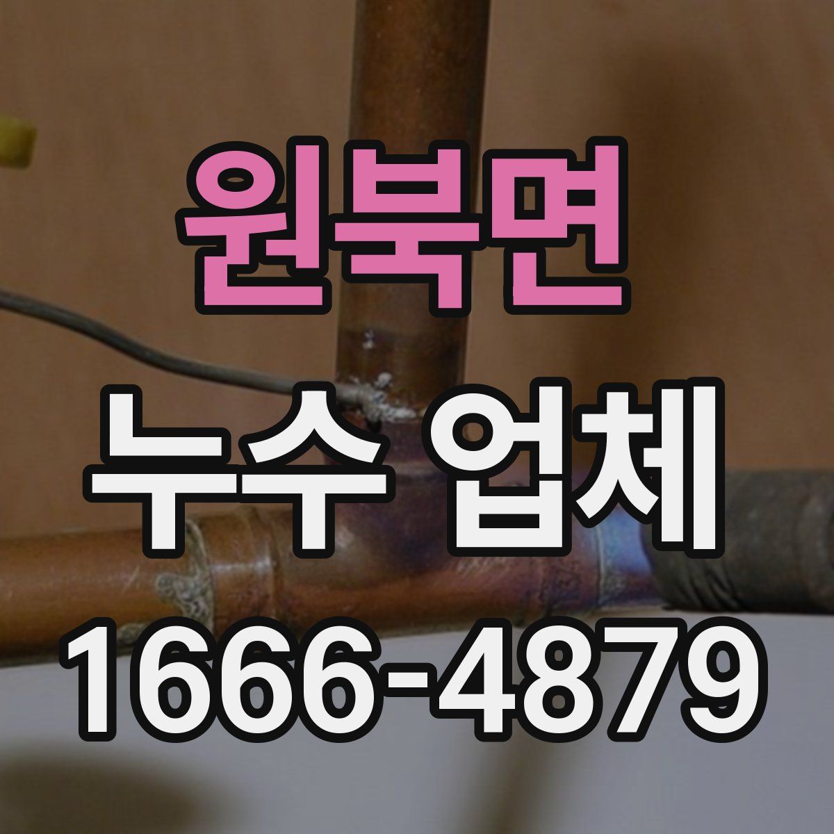 원북면 누수 업체