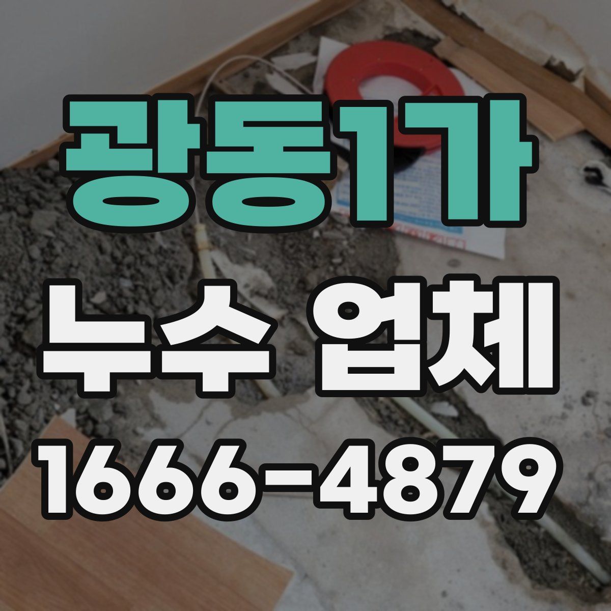 광동1가 누수 업체