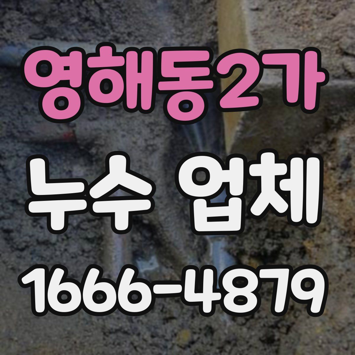 영해동2가 누수 업체