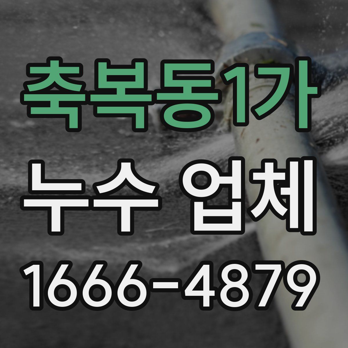 축복동1가 누수 업체