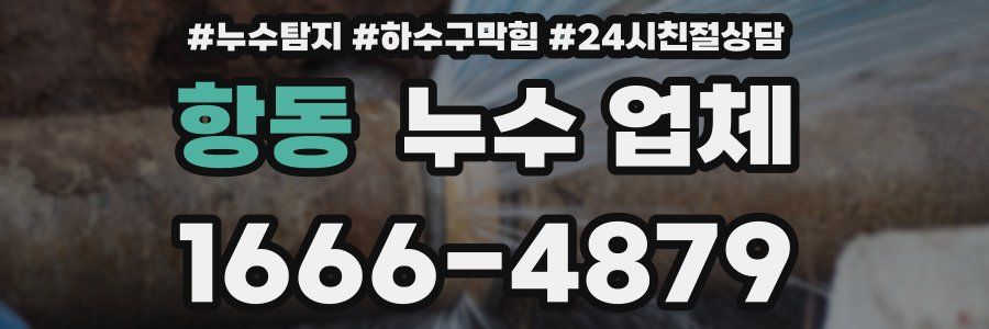 항동 누수 업체