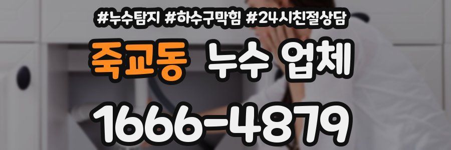 죽교동 누수 업체