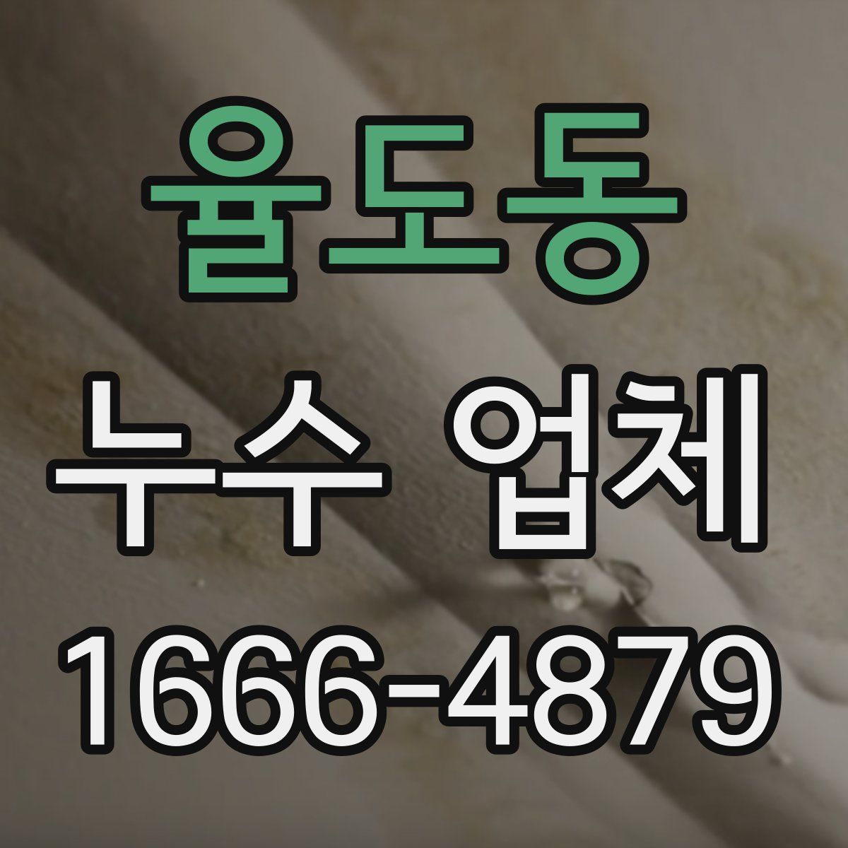 율도동 누수 업체
