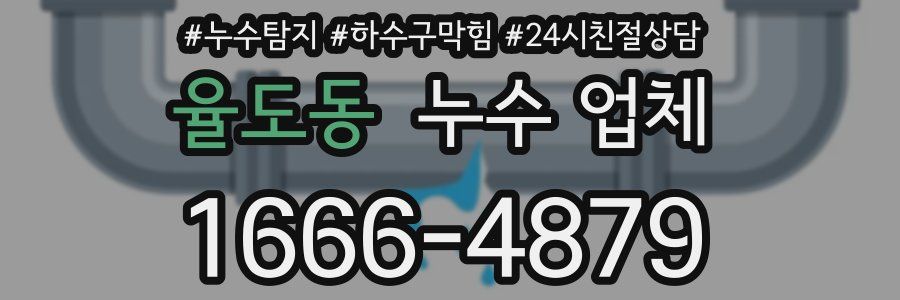 율도동 누수 업체