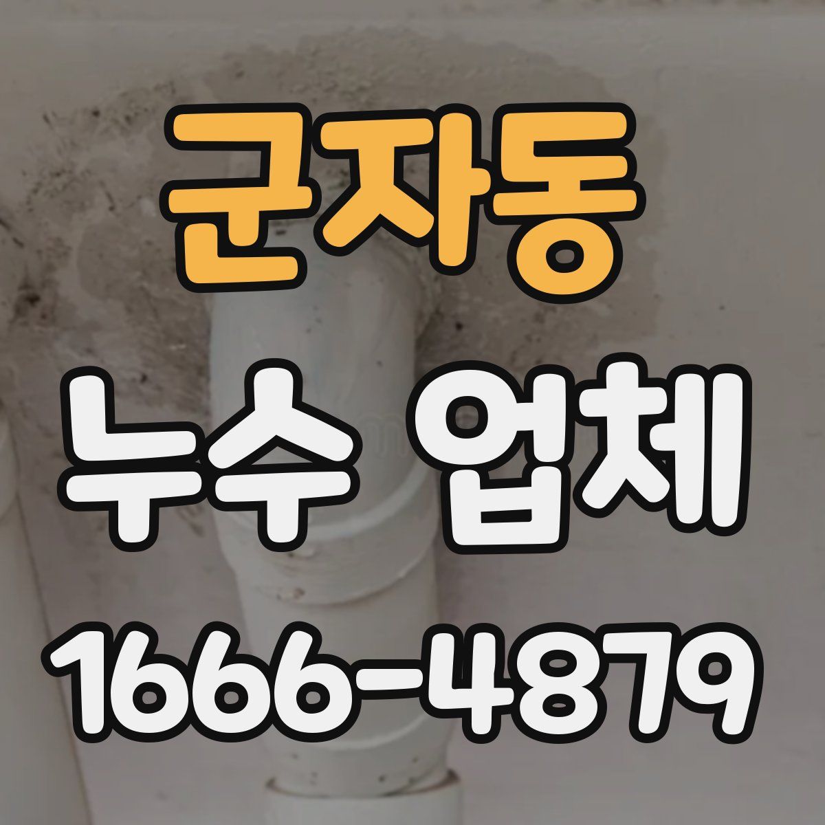 군자동 누수 업체