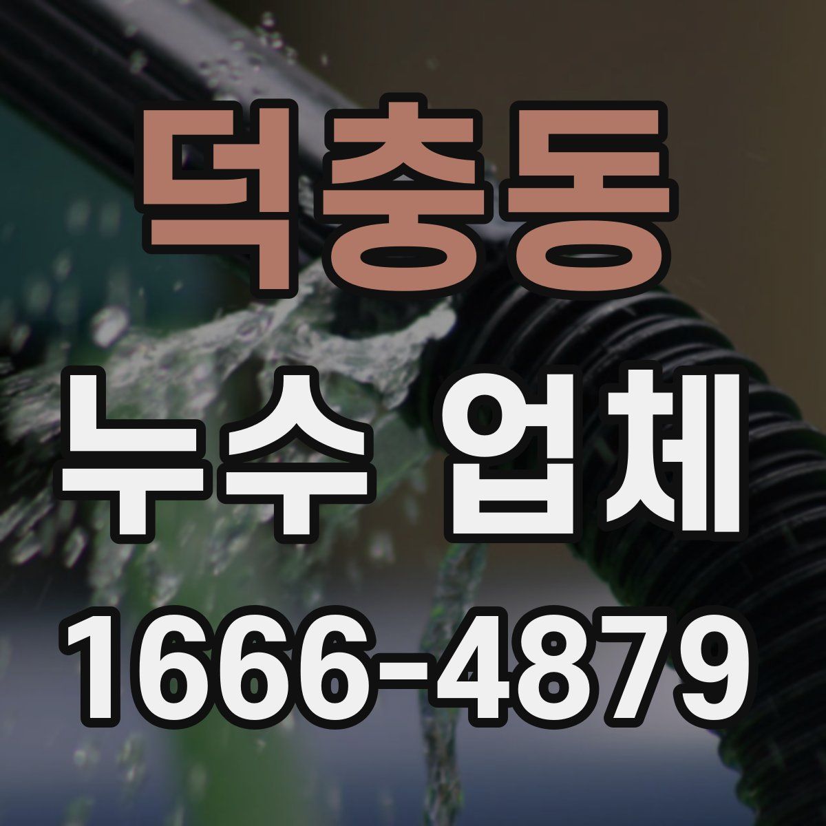 덕충동 누수 업체