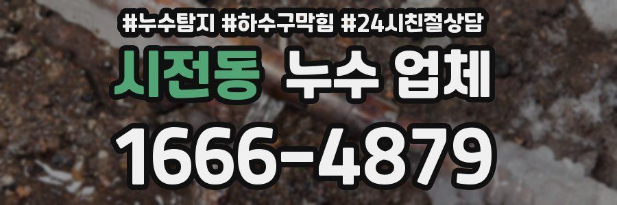 시전동 누수 업체