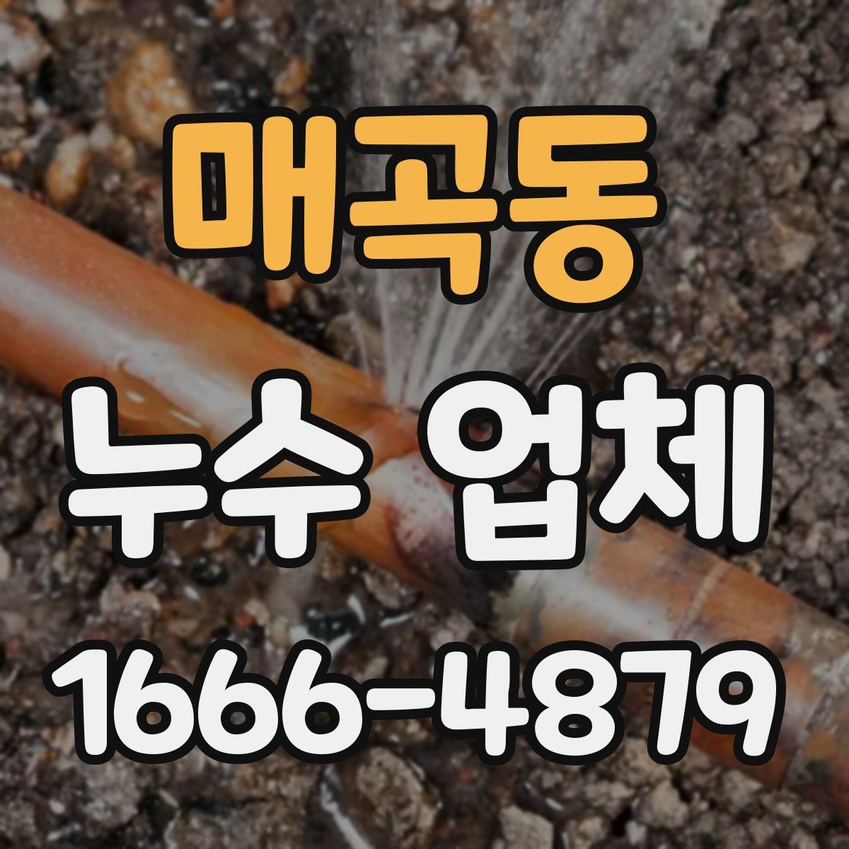매곡동 누수 업체