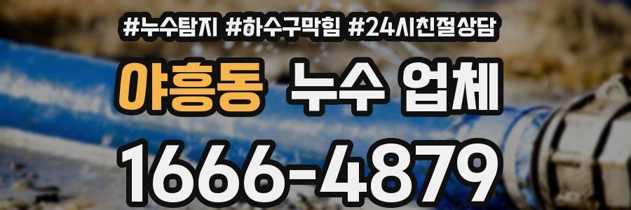 야흥동 누수 업체
