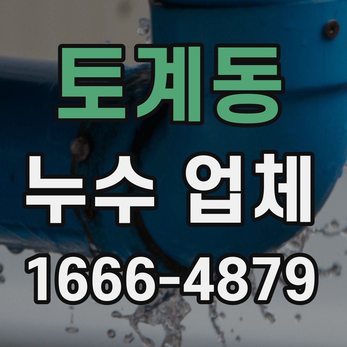 토계동 누수 업체