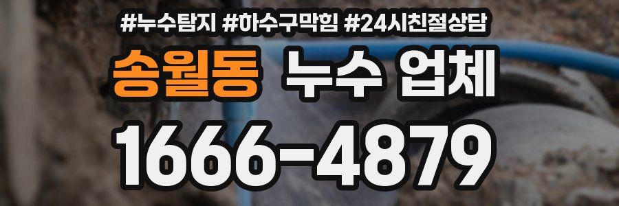송월동 누수 업체