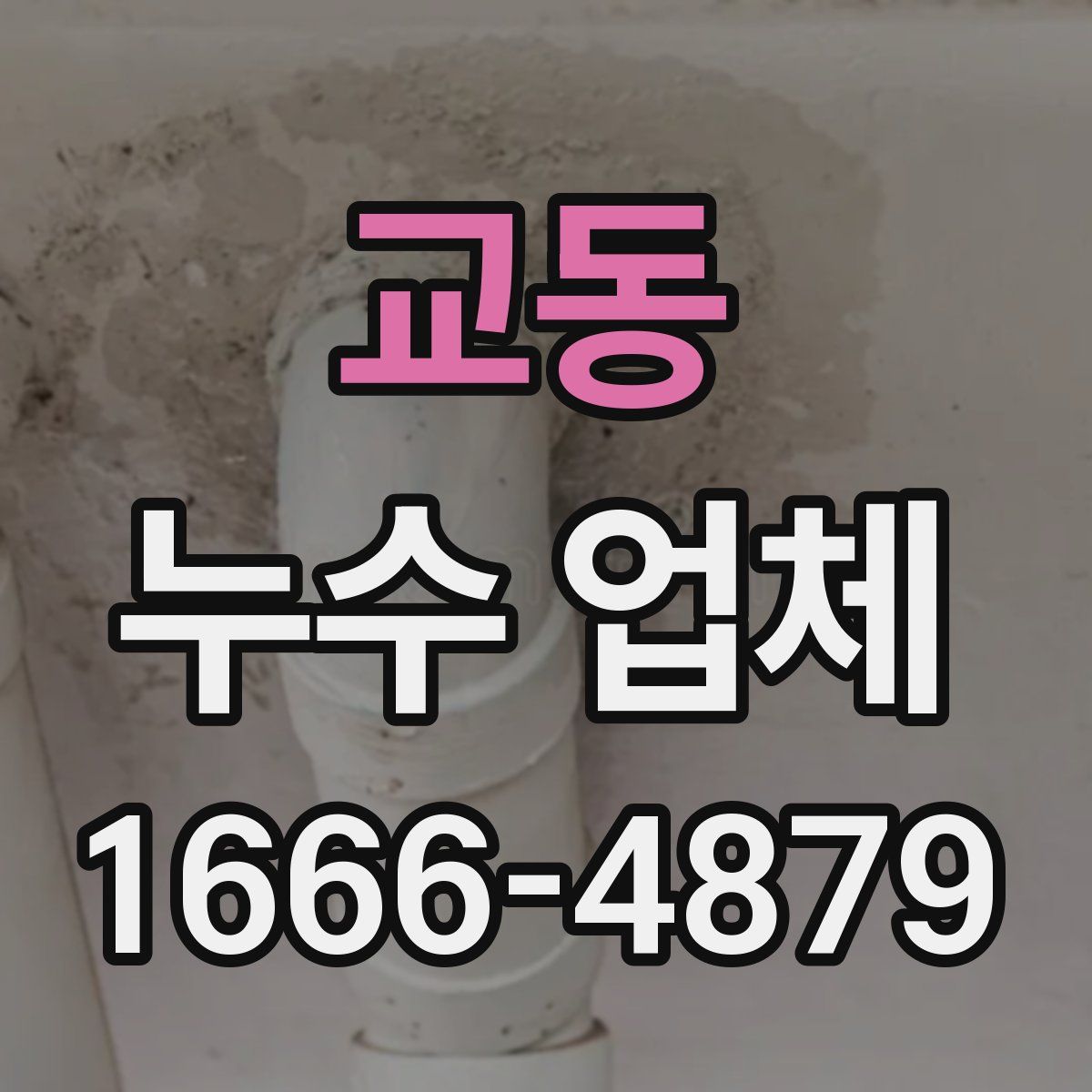 교동 누수 업체