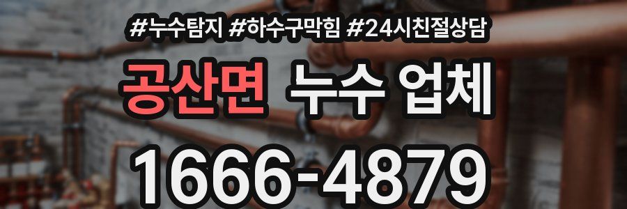 공산면 누수 업체