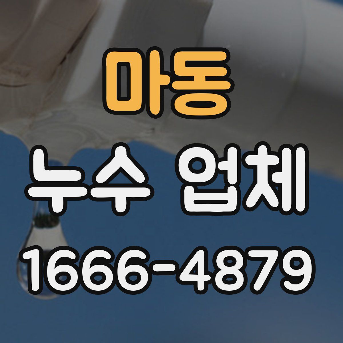 마동 누수 업체