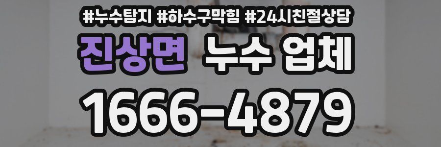 진상면 누수 업체