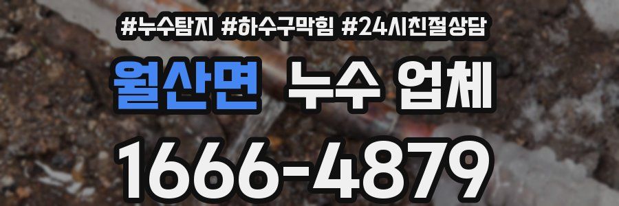 월산면 누수 업체
