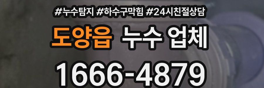 도양읍 누수 업체