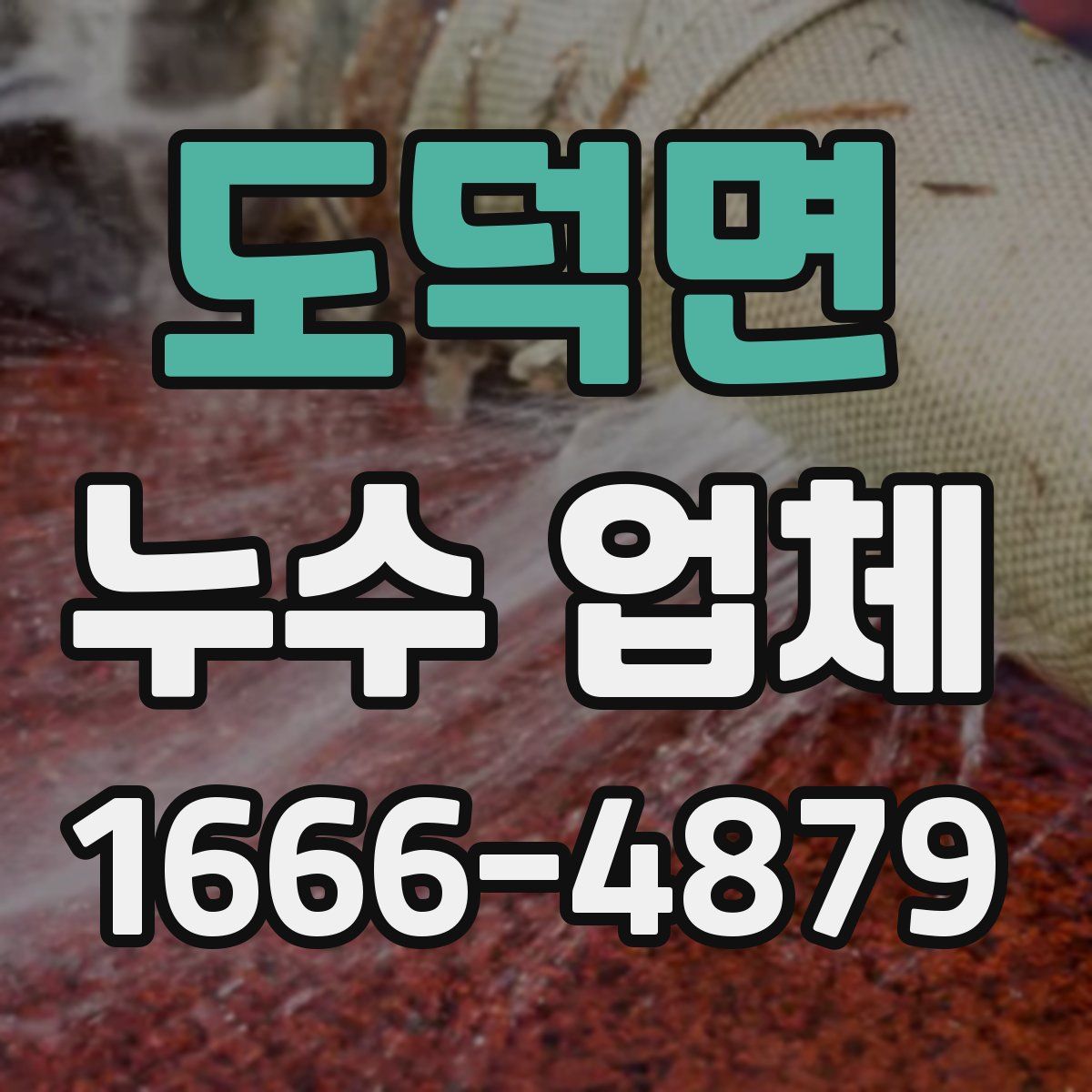 도덕면 누수 업체