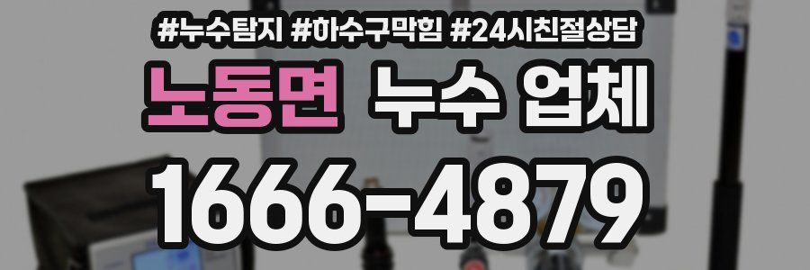 노동면 누수 업체