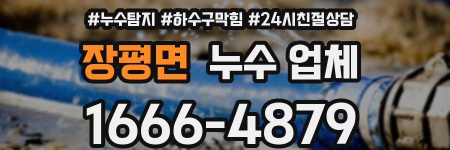 장평면 누수 업체