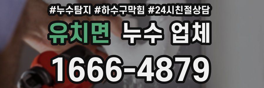 유치면 누수 업체