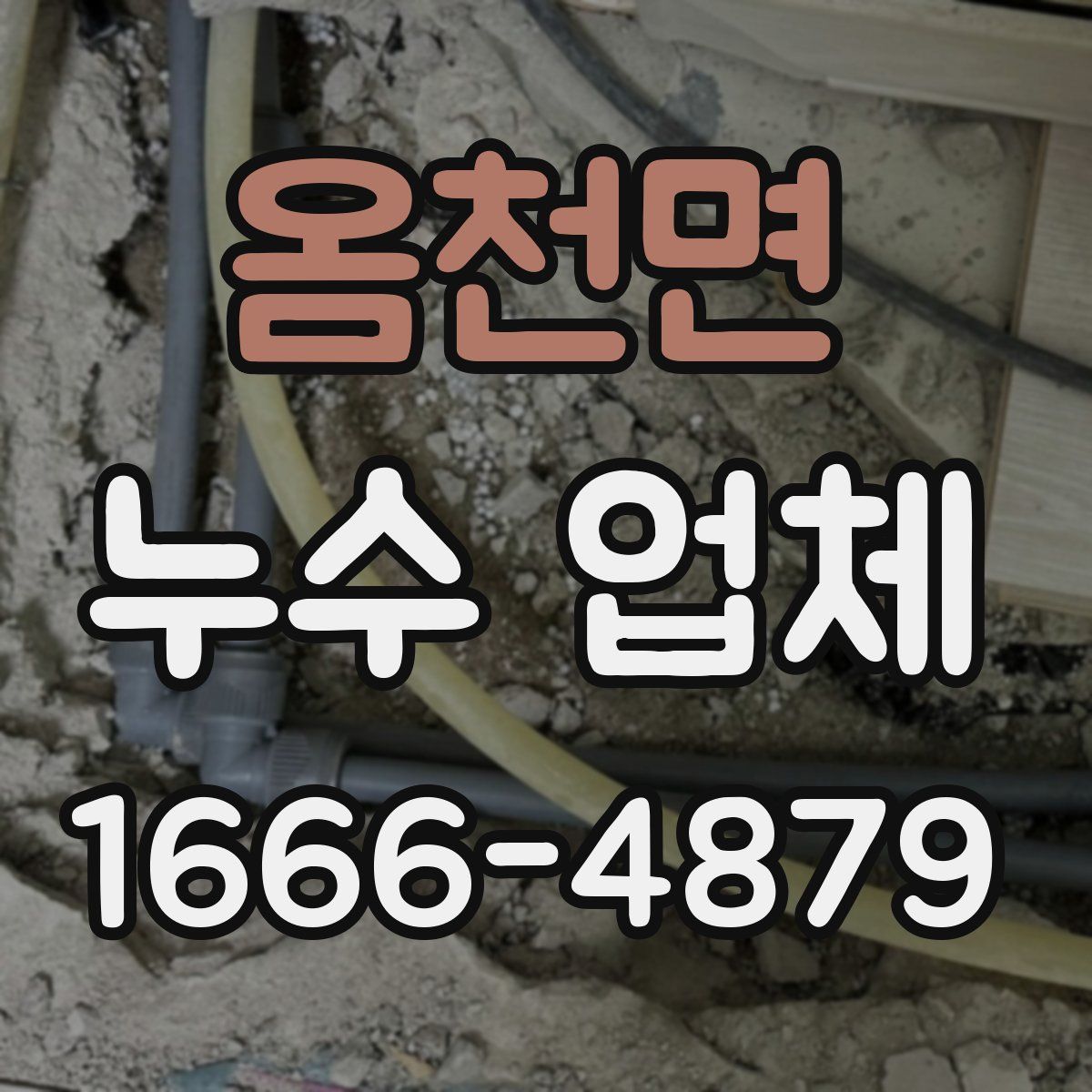 옴천면 누수 업체