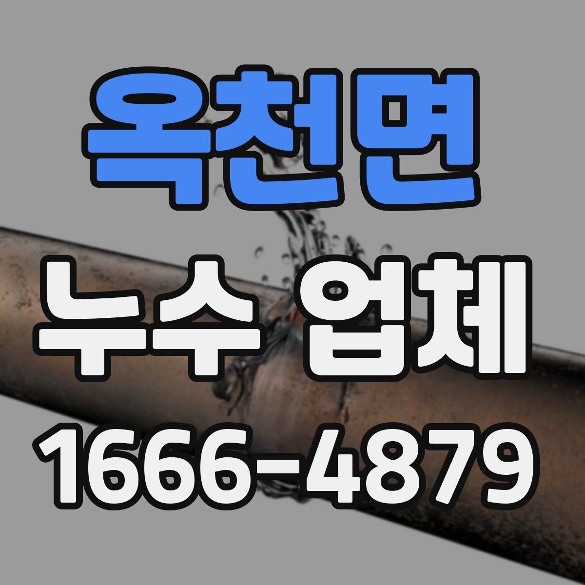 옥천면 누수 업체
